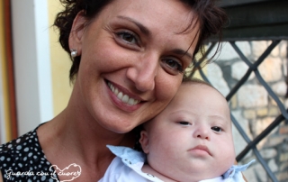 mamma e bambino con sindrome di down