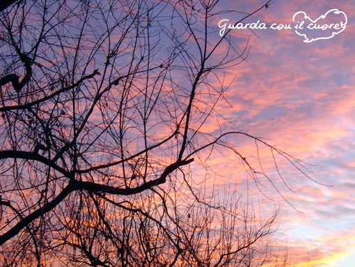 tramonto di montagna